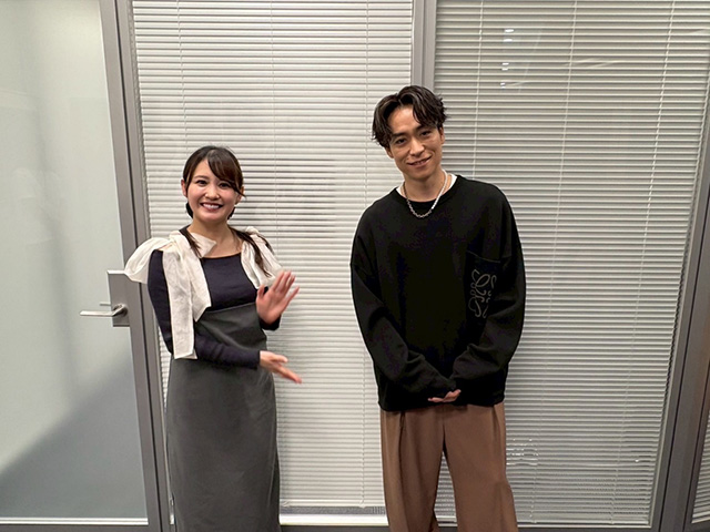 インタビューの様子 1